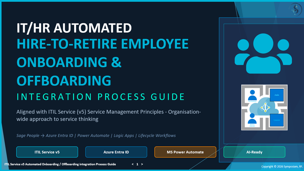 IT/HR Automated Hire-to-Retire Employee Onboarding - Offboarding Integration Process Guide